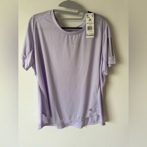 Women’s Adidas T-shirt. Size 2X, NWT!! Lavender purple color!